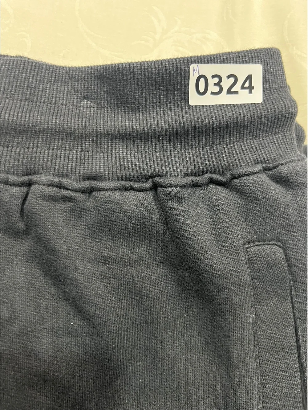 Le Tigre Black Fleece Sweatpants Size Medium Stitched